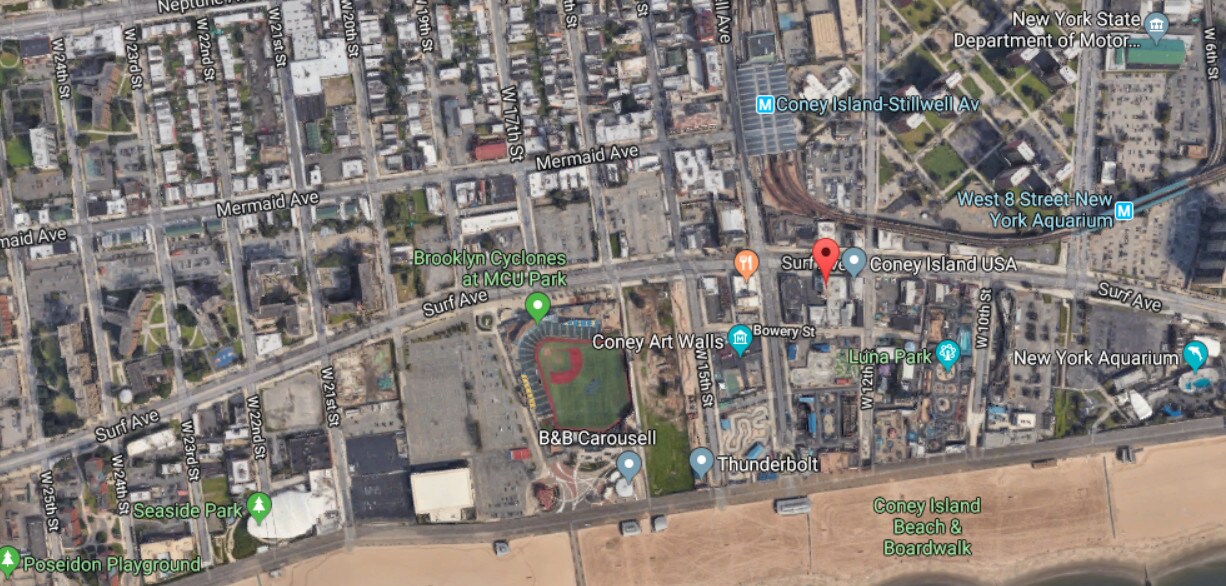 1220 Surf Ave, Brooklyn, NY for sale Aerial- Image 1 of 1