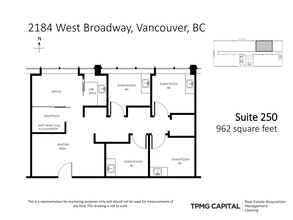 2184 W Broadway, Vancouver, BC for lease Site Plan- Image 1 of 8