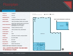 2965 Coleman St, North Las Vegas, NV for lease Floor Plan- Image 1 of 1