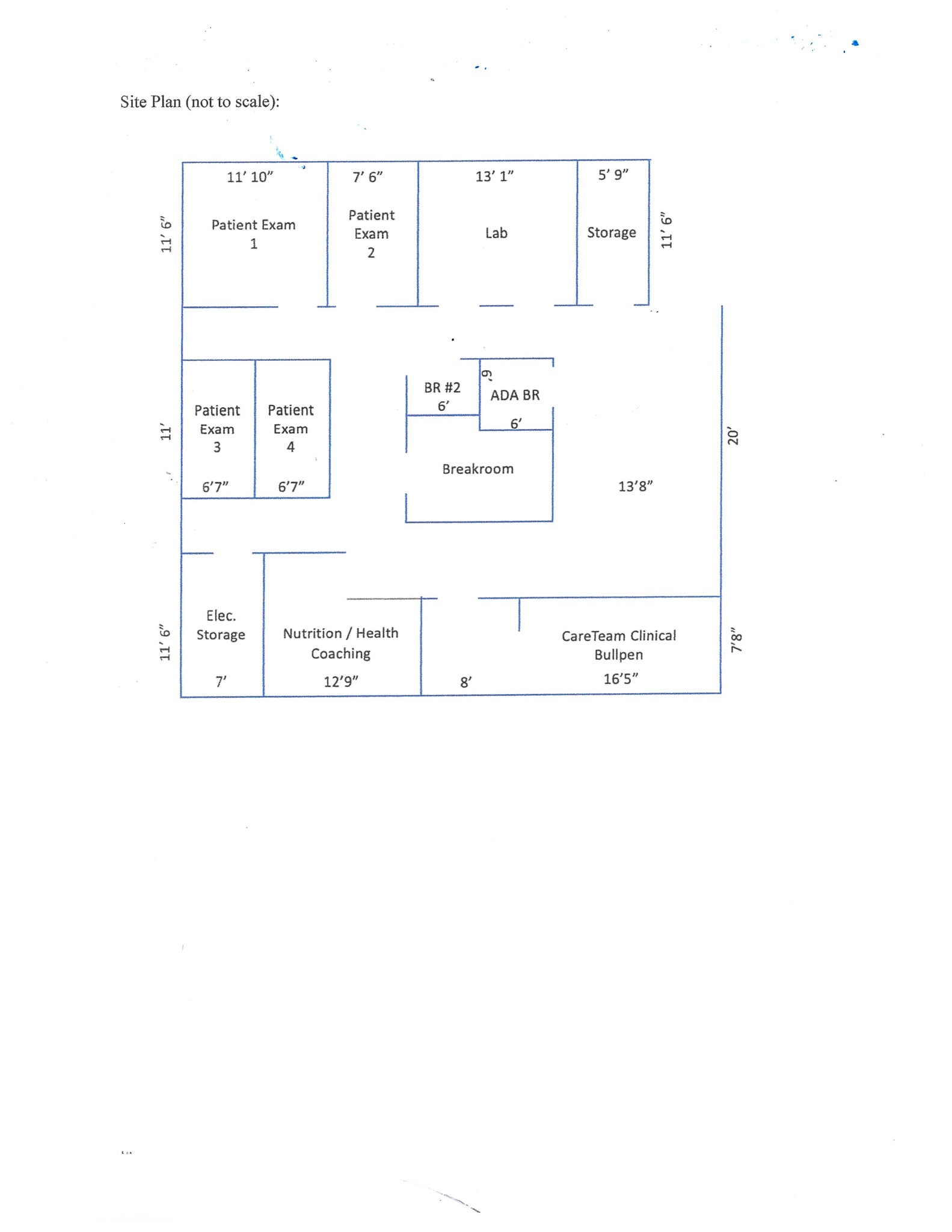 1330 Amherst St, Winchester, VA for lease Site Plan- Image 1 of 4