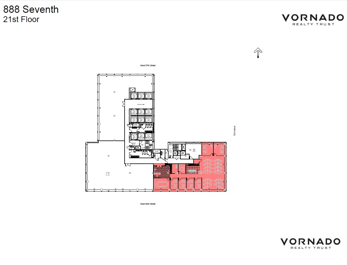 888 7th Ave, New York, NY for lease Floor Plan- Image 1 of 1