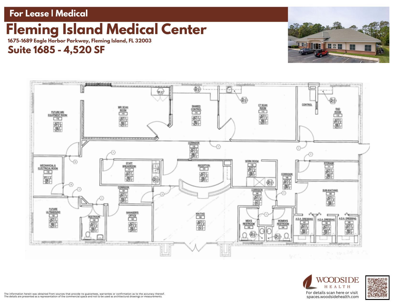 1685 Eagle harbor Pky, Orange Park, FL for lease Floor Plan- Image 1 of 3