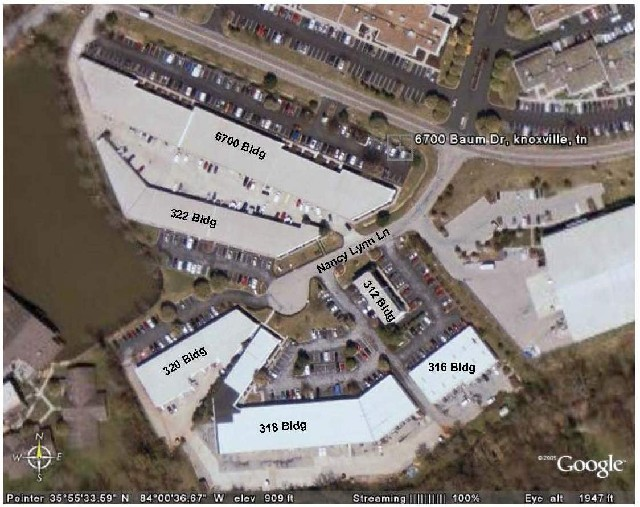 6700 Baum Dr, Knoxville, TN for lease - Aerial - Image 2 of 21