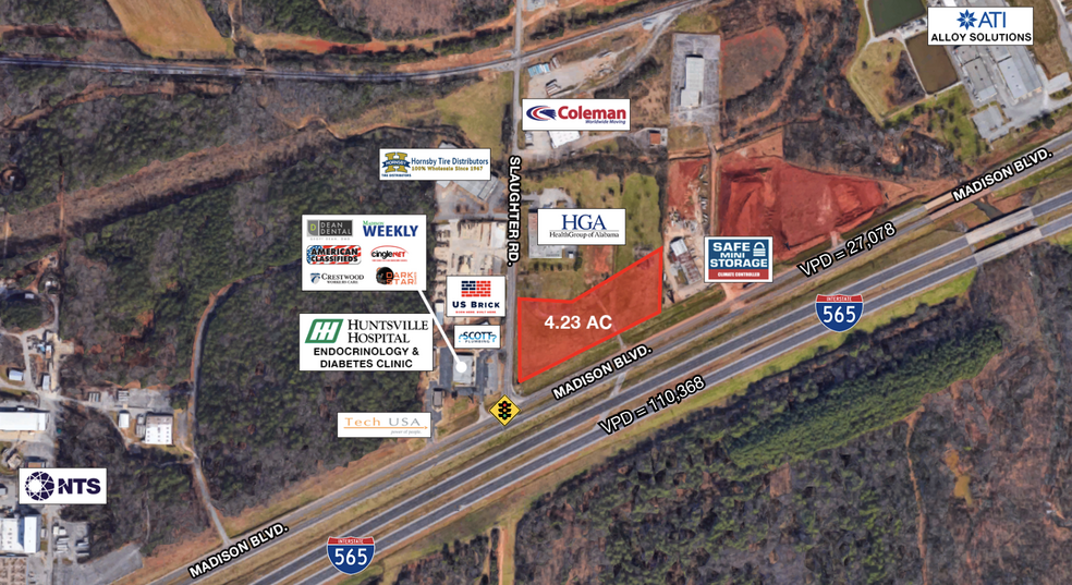 Slaughter Rd, Huntsville, AL for lease - Primary Photo - Image 1 of 1