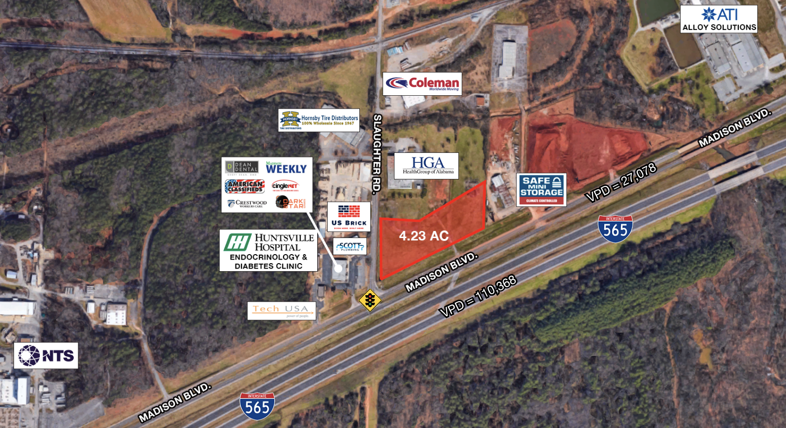 Slaughter Rd, Huntsville, AL for lease Primary Photo- Image 1 of 2