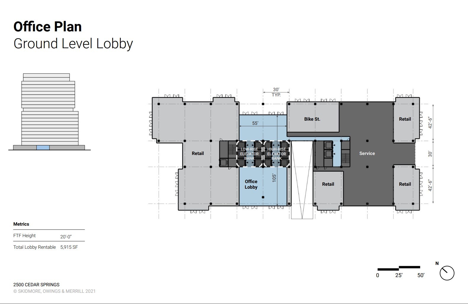 2500 Cedar Springs Rd, Dallas, TX for lease Floor Plan- Image 1 of 1