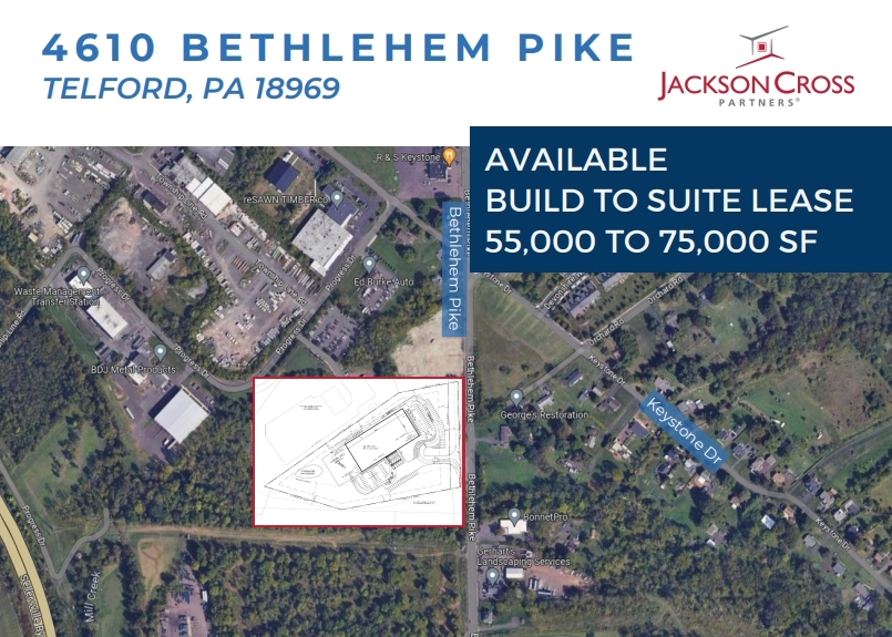 4610 Bethlehem Pike, Telford, PA for lease - Building Photo - Image 1 of 1