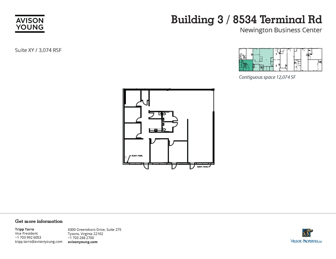 8536 Terminal Rd, Lorton, VA for lease Floor Plan- Image 1 of 1