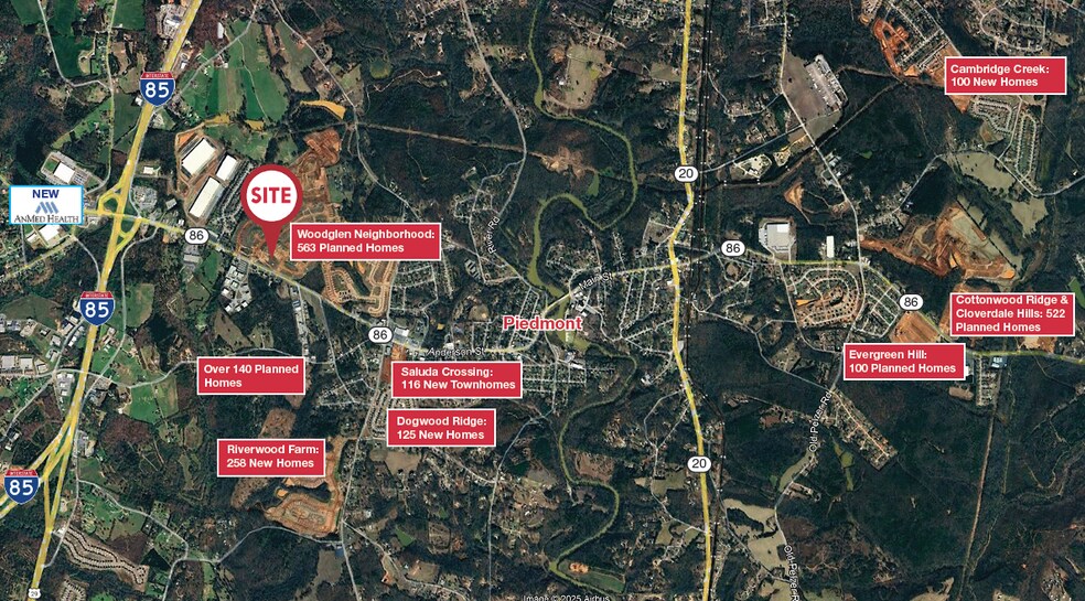 1505 Highway 86, Piedmont, SC for lease - Aerial - Image 2 of 3