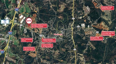 1505 Highway 86, Piedmont, SC - AERIAL  map view