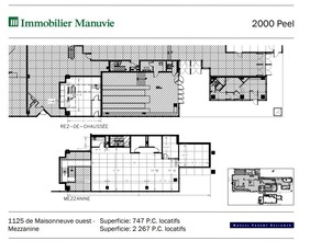 2000 Rue Peel, Montréal, QC for lease Floor Plan- Image 1 of 1