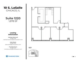 10 S LaSalle St, Chicago, IL for lease Floor Plan- Image 1 of 6