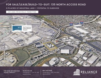 More details for 135 N Access Rd, South San Francisco, CA - Land for Sale