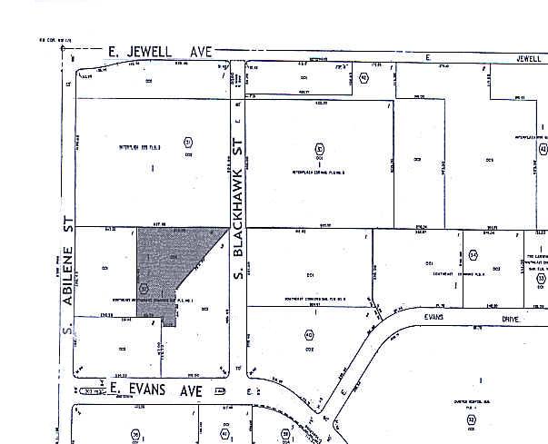 14035 E Evans Ave, Aurora, CO for lease - Plat Map - Image 2 of 15