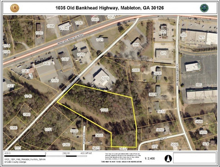 1035 Old Bankhead Hwy, Mableton, GA for sale - Plat Map - Image 3 of 3