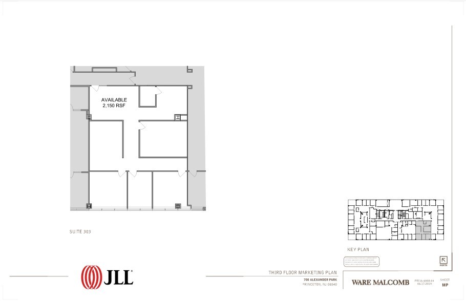 700 Alexander Park, Princeton, NJ for lease Floor Plan- Image 1 of 1