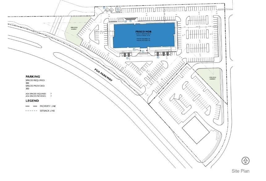 5450 PGA Pky, Frisco, TX for lease - Site Plan - Image 2 of 5