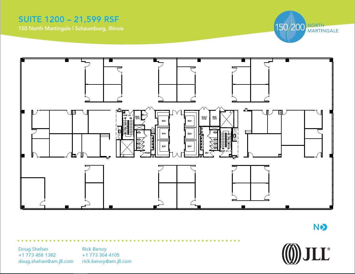 150 N Martingale Rd, Schaumburg, IL for lease Floor Plan- Image 1 of 1