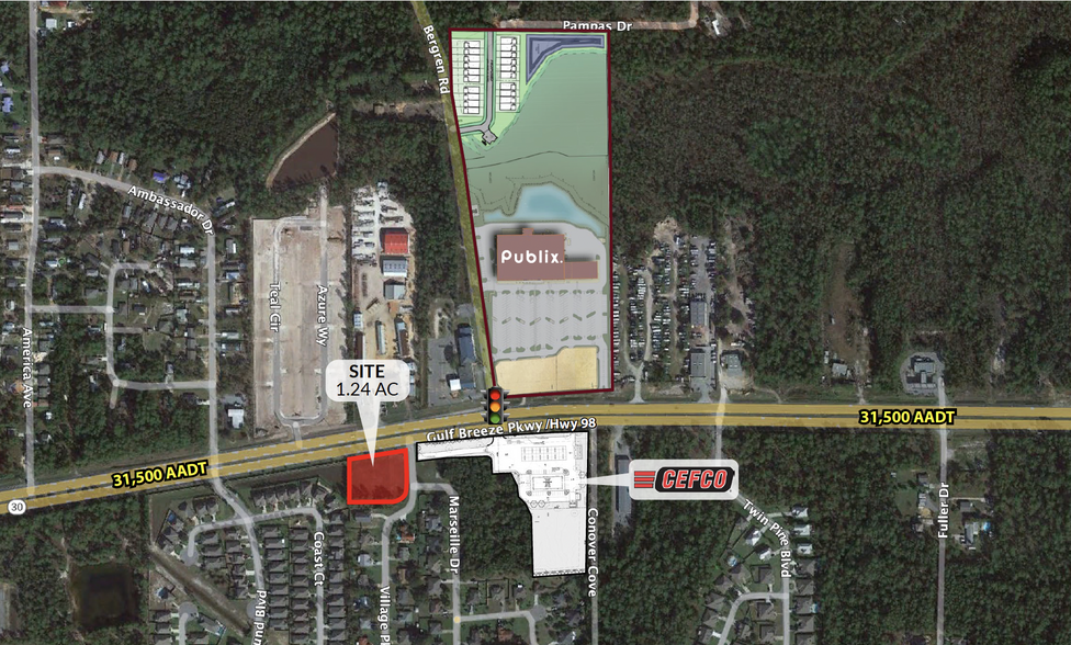 Highway 98, Gulf Breeze, FL for lease - Building Photo - Image 1 of 3