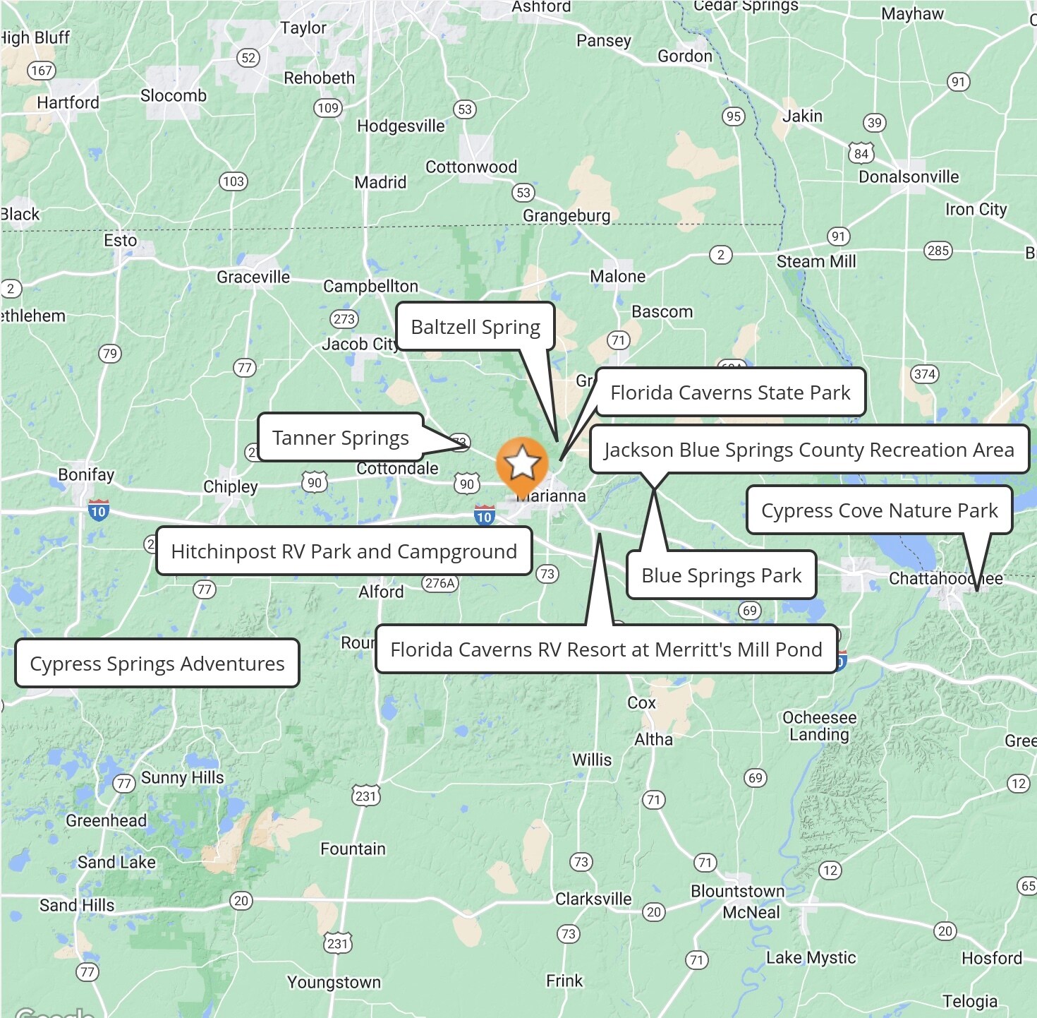 0 Kynesville Rd, Marianna, FL 32448 25.2 Acre of Vacant Commercial in