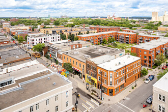 3590-3600 Rue Ontario E, Montréal, QC - aerial  map view