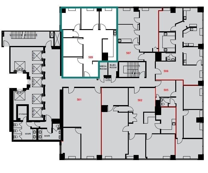 700 Bay St, Toronto, ON for lease Floor Plan- Image 1 of 1