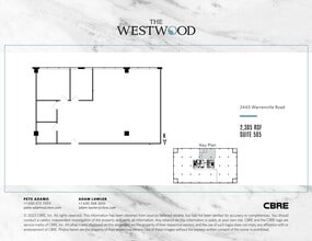 2443 Warrenville Rd, Lisle, IL for lease Floor Plan- Image 1 of 1
