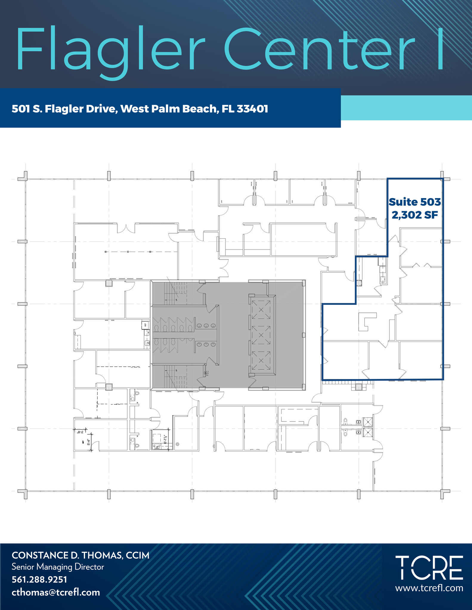 501 S Flagler Dr, West Palm Beach, FL for lease Site Plan- Image 1 of 1