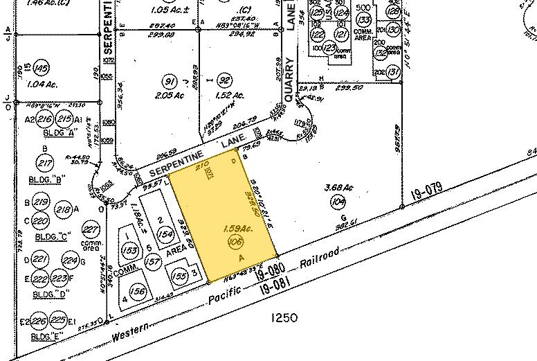 1071 Serpentine Ln, Pleasanton, CA for sale - Plat Map - Image 2 of 7