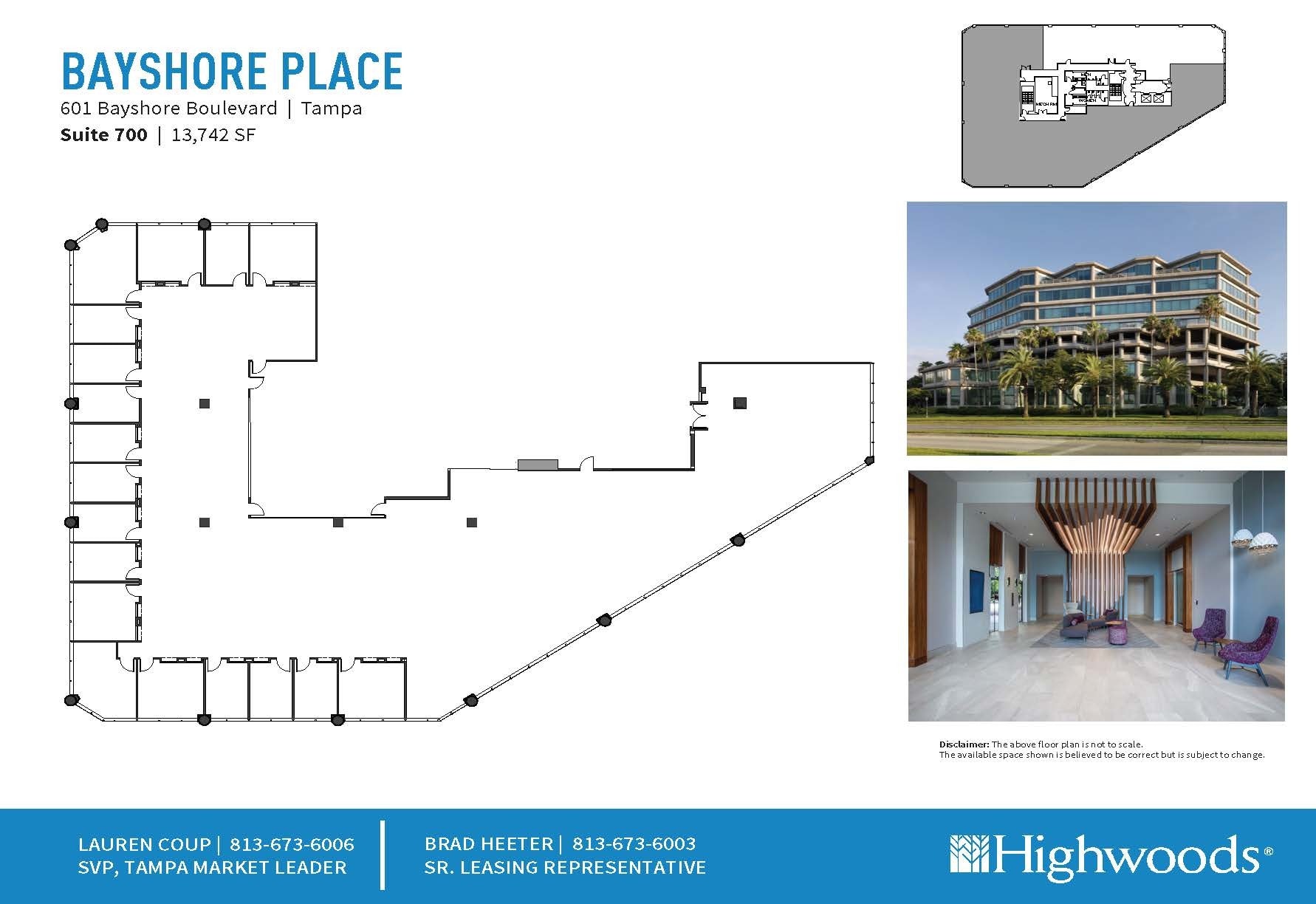 601 Bayshore Blvd, Tampa, FL for lease Floor Plan- Image 1 of 1