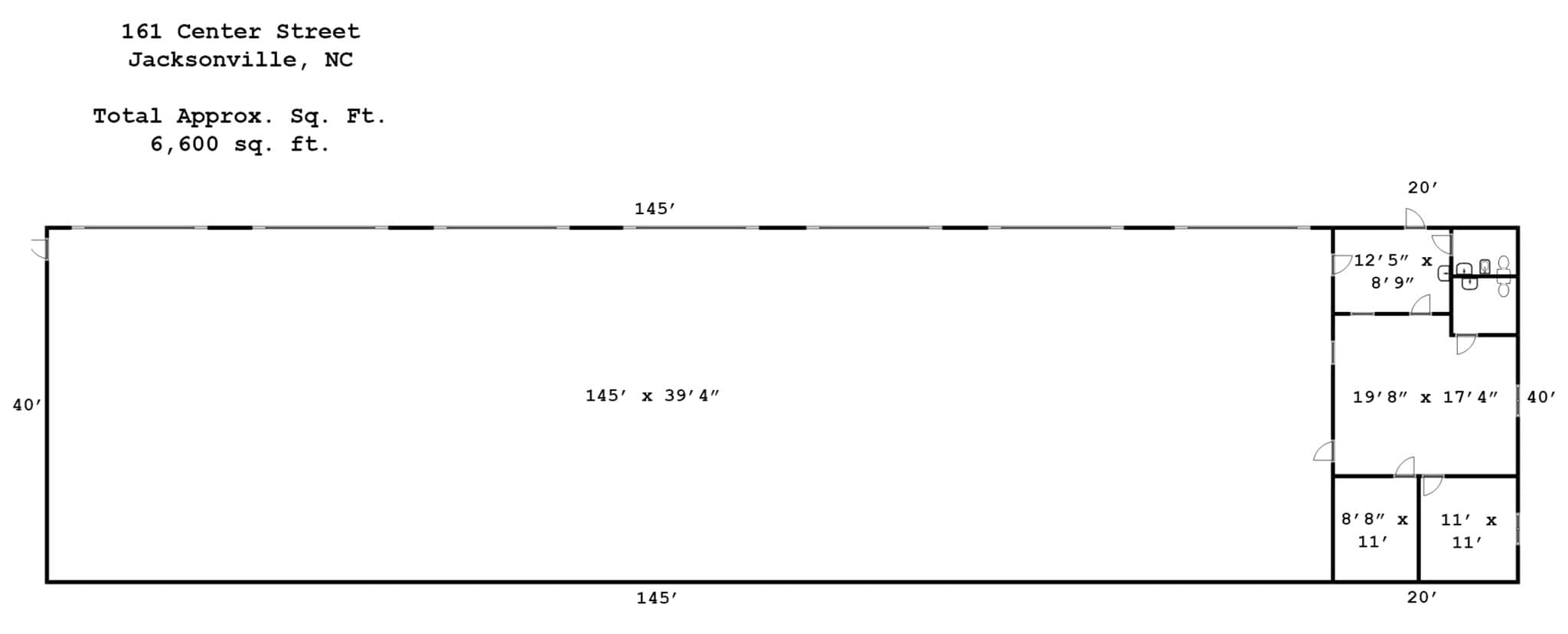 161 Center St, Jacksonville, NC for lease Site Plan- Image 1 of 47