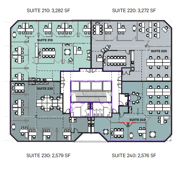 1011 1st St SW, Calgary, AB for lease Floor Plan- Image 1 of 3