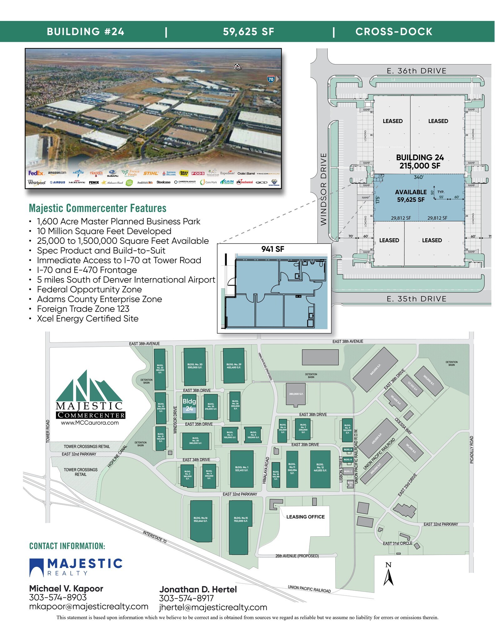 3500 N Windsor Dr, Aurora, CO for lease Site Plan- Image 1 of 14