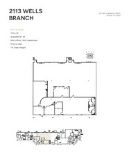 2113 Wells Branch Pky, Austin, TX for lease Floor Plan- Image 2 of 6