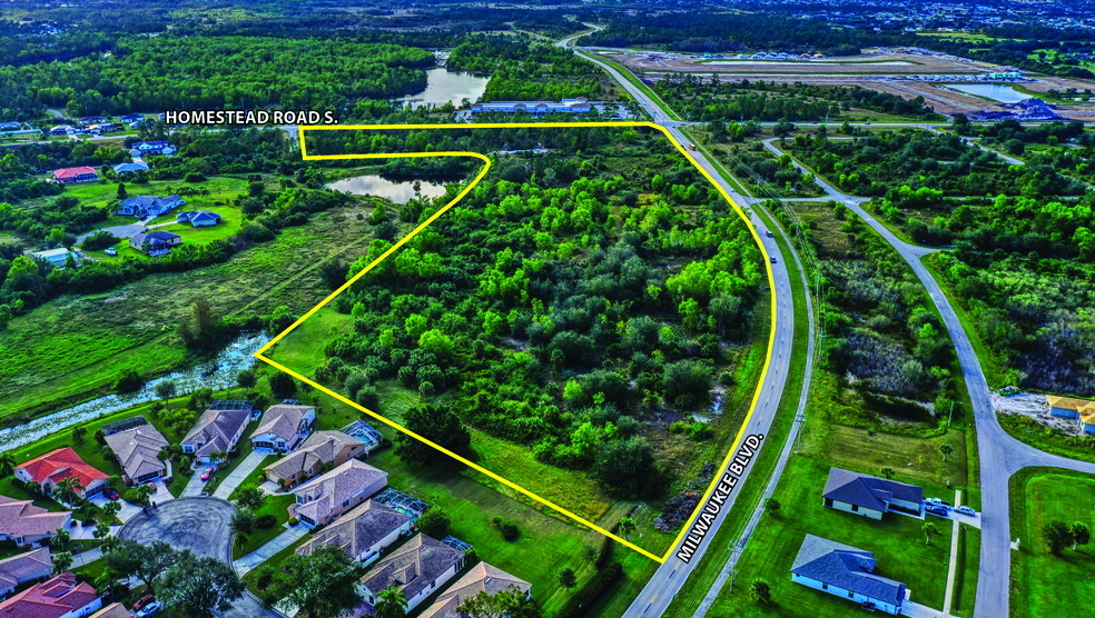 601 Homestead Rd S, Lehigh Acres, FL for sale - Aerial - Image 1 of 1