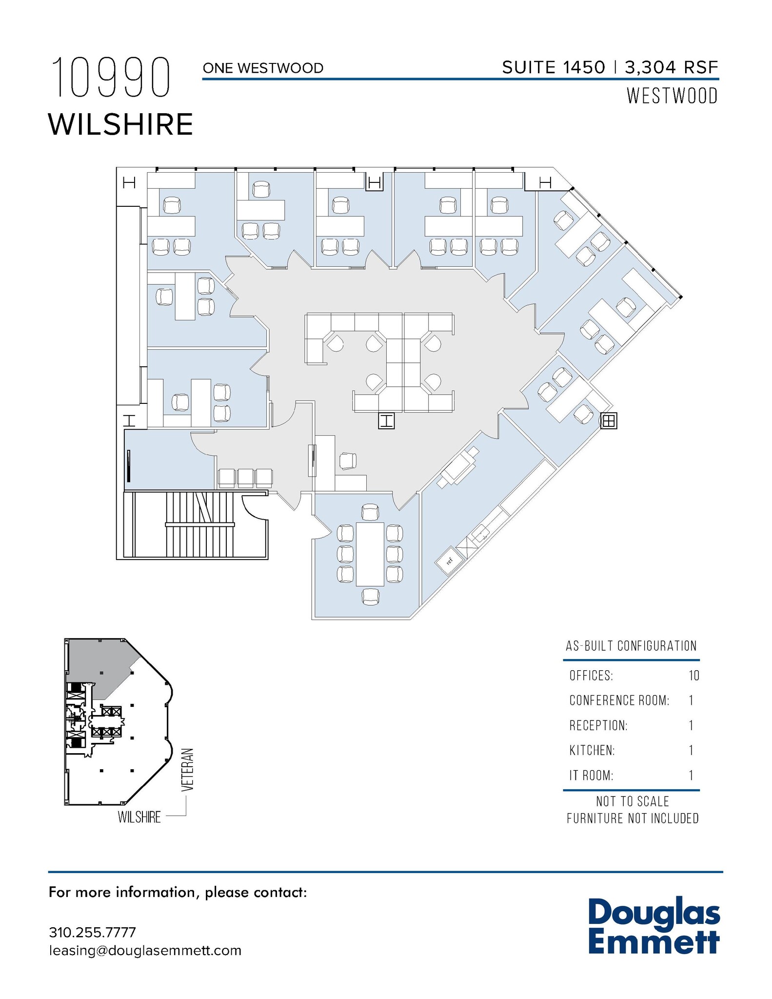 10990 Wilshire Blvd, Los Angeles, CA for lease Floor Plan- Image 1 of 1