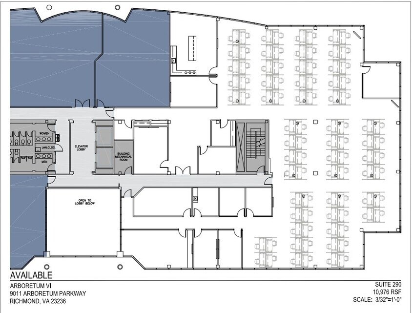 9011 Arboretum Pky, Richmond, VA for lease Floor Plan- Image 1 of 4