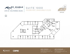 2175 N California Blvd, Walnut Creek, CA for lease Floor Plan- Image 1 of 1