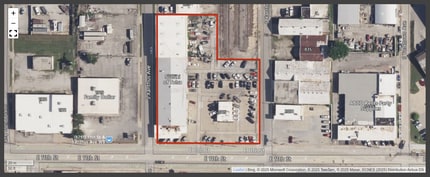 2007-2015 E 11th St, Tulsa, OK - AERIAL map view