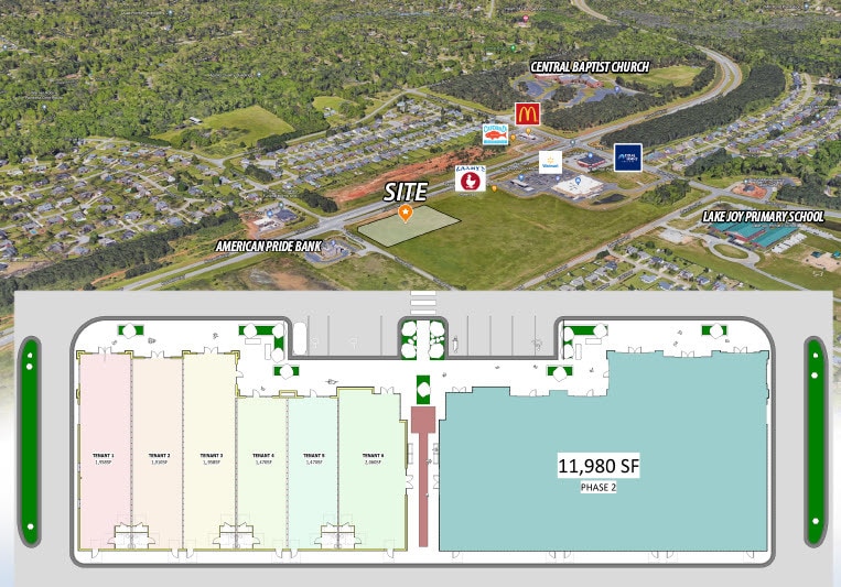 Russell Parkway, Warner Robins, GA 31088 Shops at Aria