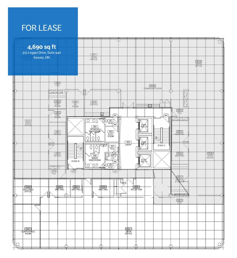 515 Legget Dr, Ottawa, ON for lease Floor Plan- Image 1 of 1