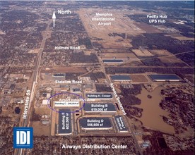 481 Airport Industrial Dr, Southaven, MS - aerial  map view