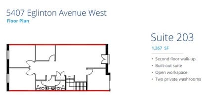 5397 Eglinton Ave W, Toronto, ON for lease Floor Plan- Image 1 of 1