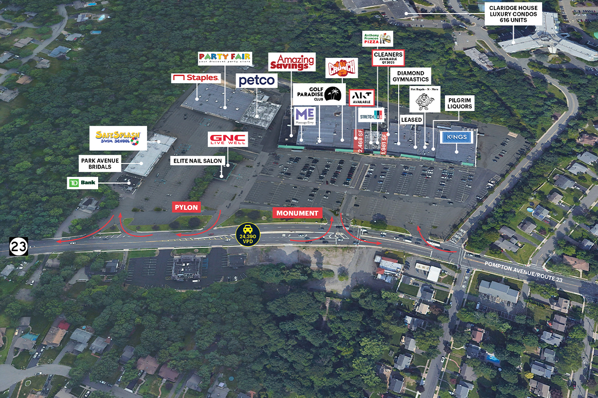 265-345 Pompton Ave, Verona, NJ for lease Building Photo- Image 1 of 2