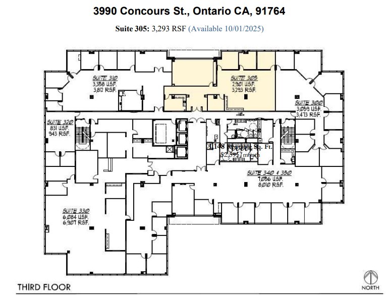 3990 Concours, Ontario, CA for lease Floor Plan- Image 1 of 1