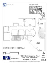 18210 La Grange Rd, Tinley Park, IL for lease Floor Plan- Image 1 of 1