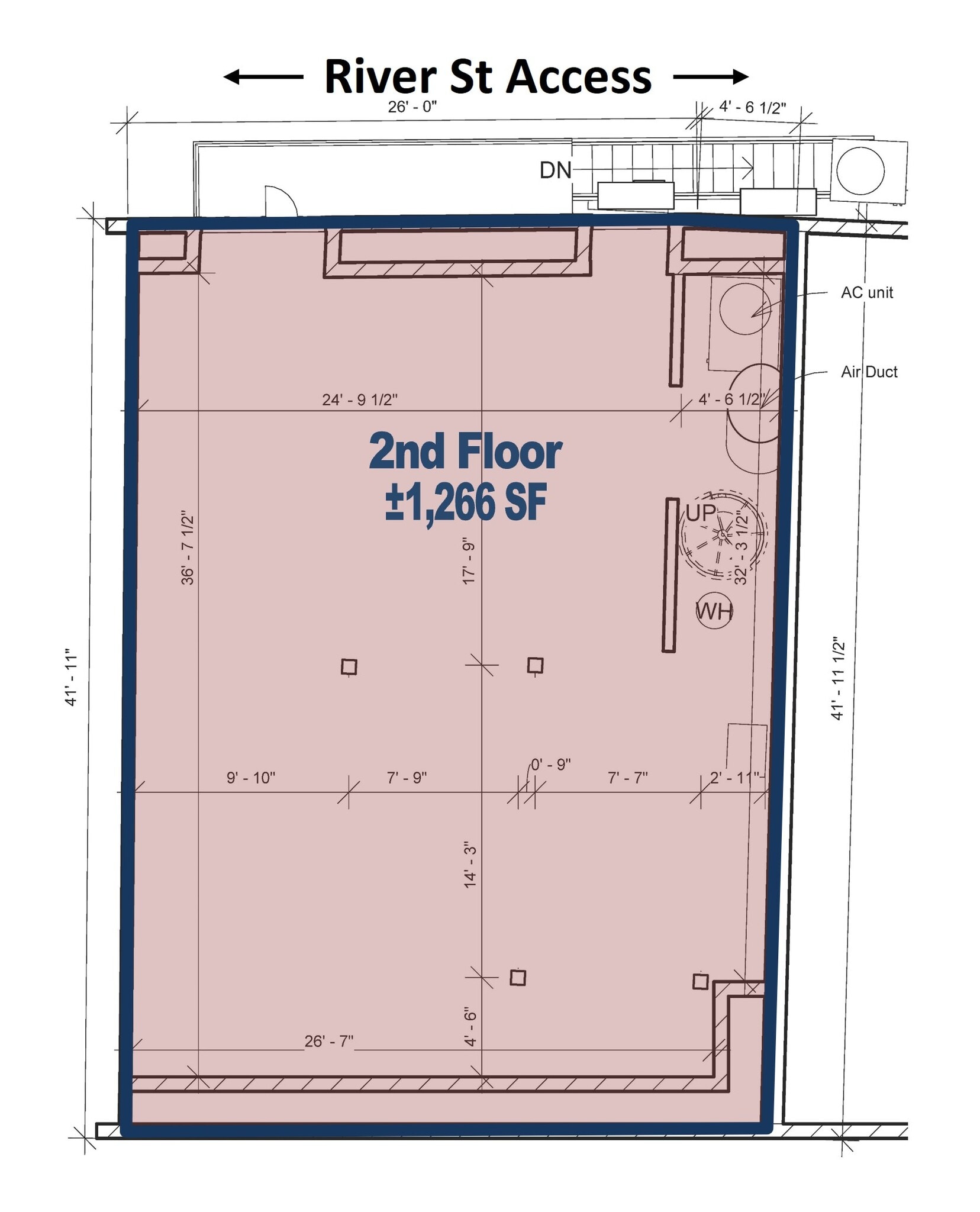 215 E River St, Savannah, GA for lease Floor Plan- Image 1 of 3