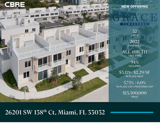 More details for 26201 SW 138th Ct, Homestead, FL - Multifamily for Sale