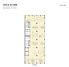 1411 K St NW, Washington, DC for lease Floor Plan- Image 1 of 3