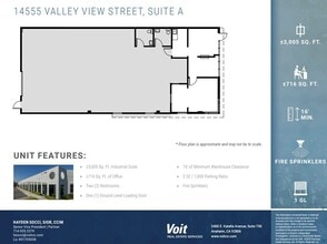 14525 Valley View Ave, Santa Fe Springs, CA for lease Floor Plan- Image 1 of 1